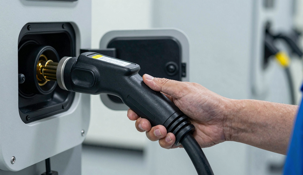 Pistolet de chargement EV et industrie de pile de chargement