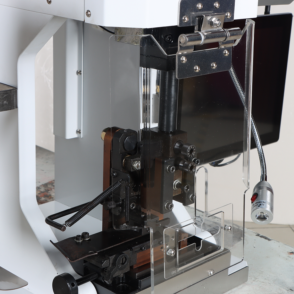 Machine de sertissage de terminal servo intelligente de bureau HS-ZSG8T