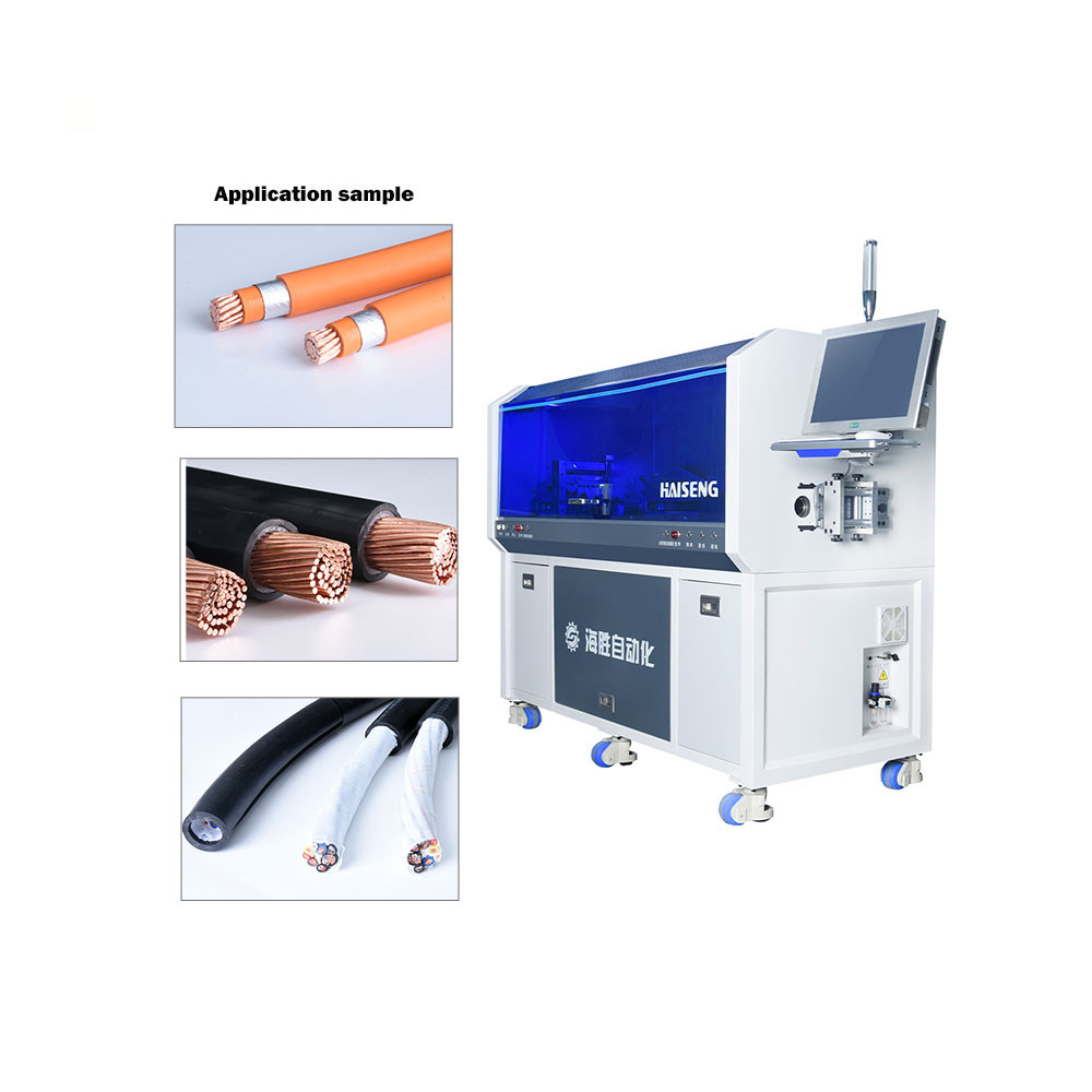 Machine complètement automatique HS-880XZ-300 de coupe et de dénudage de fil (lame rotatoire)