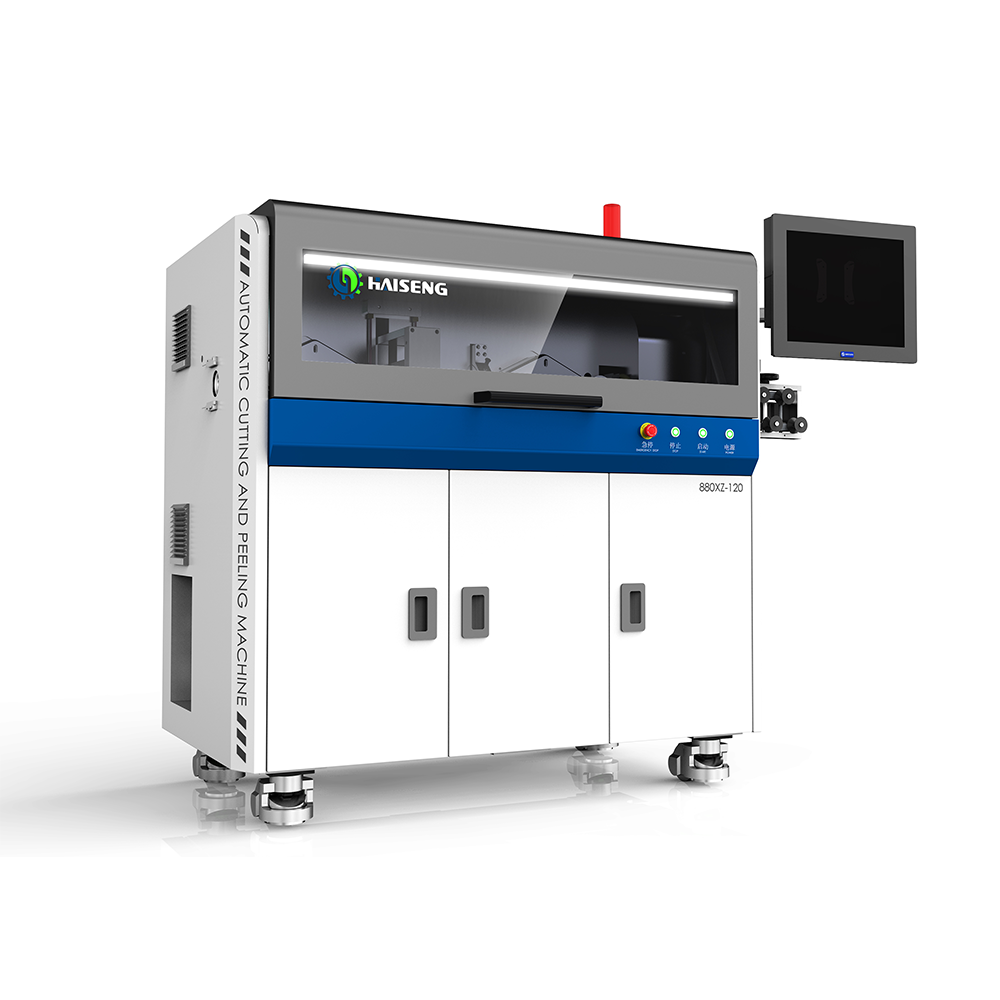 Machine complètement automatique HS-880XZ-120 de coupe et de dénudage de fil (lame rotatoire)