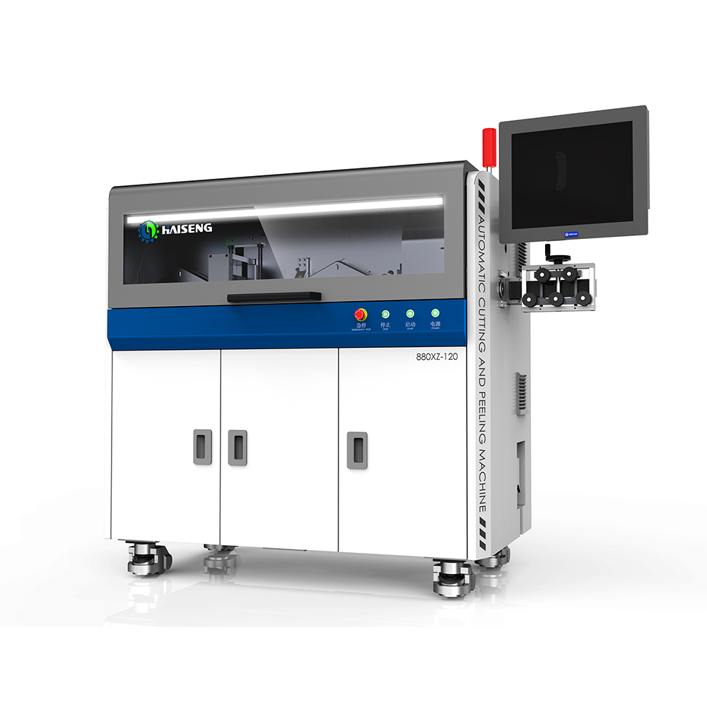 Machine complètement automatique HS-880XZ-120 de coupe et de dénudage de fil (lame rotatoire)