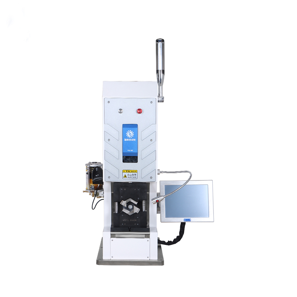 Machine de sertissage de terminal servo intelligente de bureau HS-ZSG20T