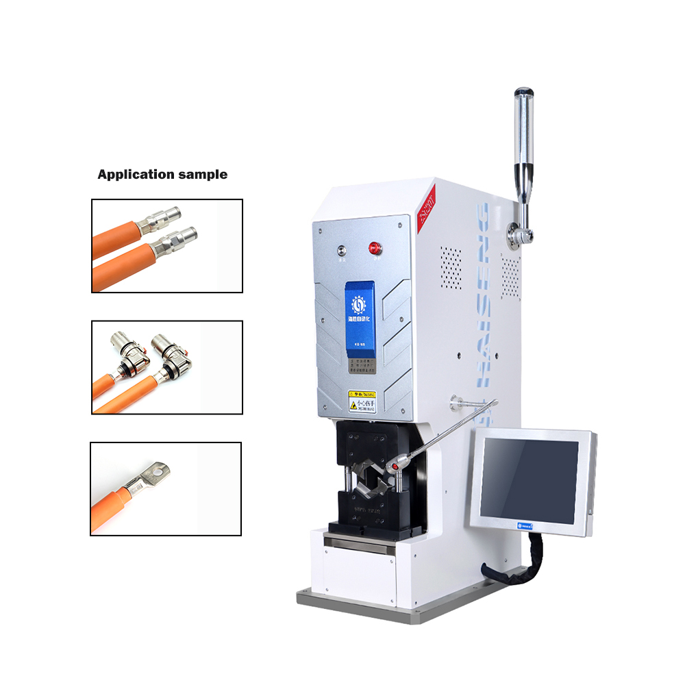 Machine de sertissage de terminal servo intelligente de bureau HS-ZSG20T